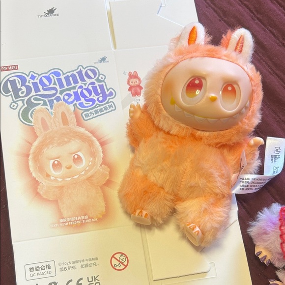 Furry Orange Stuffed Animal - Picture 1 of 3